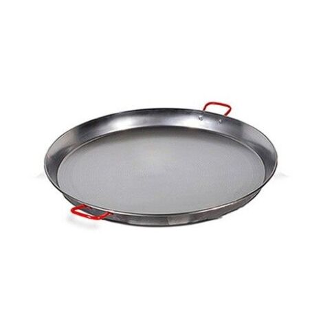 Poêle à paella valencienne polie 14R – Largeur 40cm – Répartition uniforme de la chaleur – Pour grandes paellas – La Ideal