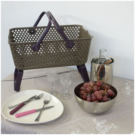 Panier de récolte Kajo Taupe 15L - Violet