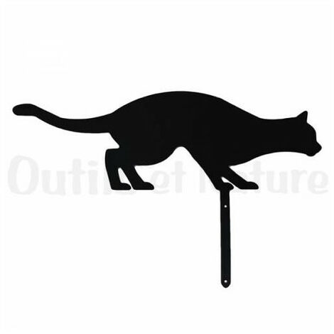 Épouvantail Chat à planter dans le jardin (1/5)
