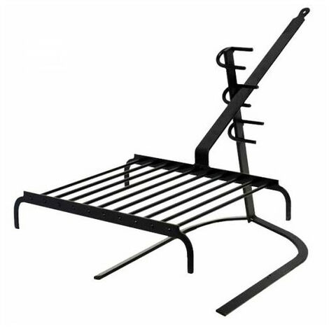 Grille 10 barres longue queue pour cheminée ou barbecue