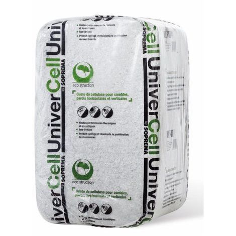Ouate de cellulose UNIVERCELL – sac de 12,5kg - sac(s) de 12.5kg