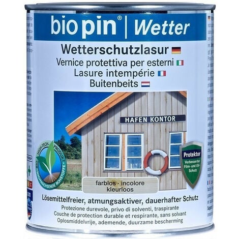 Lasure Intempérie Biopin pour bois extérieur