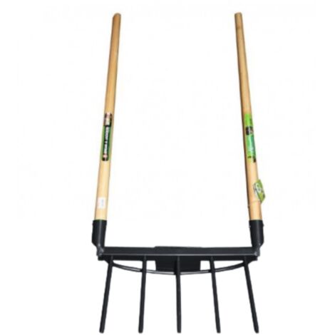 Bio fourche Biogrif 5 dents et manche bois L.120 cm