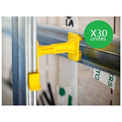 Isover – Panneau d'isolation appui Optima 2 ajustable 75-160mm – Composite pour murs irréguliers – Lot de 30 unités – Installation sans outil