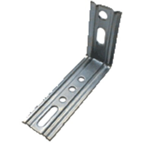 Ancrage d'angle de cadre WAELBERS 90° 110 x 65 mm 2 rainures