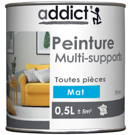 ADDICT Peinture multi-supports mat - 0.5Lficelle