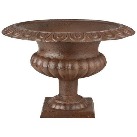 Ac-Deco – Vase Médicis bas L – Résine légère et résistante – Hauteur 30 cm – Diamètre 45.2 cm – Détails sculptés pour jardin