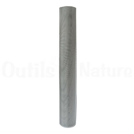 Outils Et Nature – Toile moustiquaire aluminium 120 cm – Rouleau de 30 m – Maille 1.5 x 1.5 mm – Anti-rouille et découpe facile