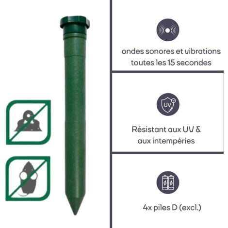 Piquet anti-taupes