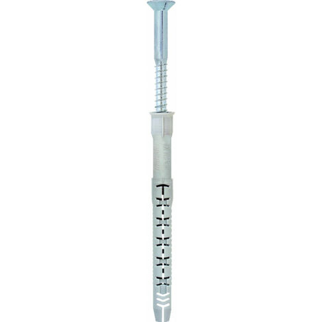 Soprema – Vis EFI-CLIC pour isolant 74 mm – Cheville de fixation 140 mm – Installation efficace pour tapée de menuiserie
