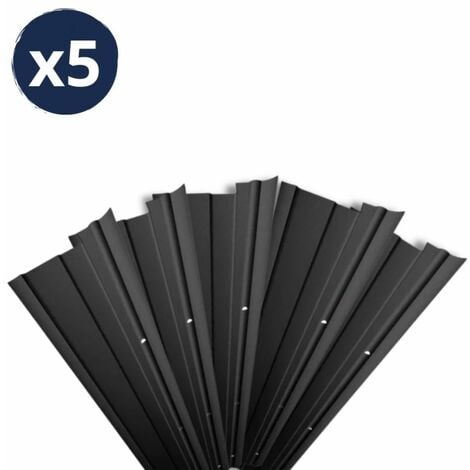 Profils de fixation PE pour membrane de fondation. Barre de 2ml. LOT DE 5 UNITES - lot(s) de 10 ml