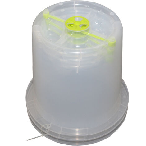 Lot de 3 cloches potagères Modul'o 35 cm – Polypropylène translucide traité anti-UV – 6 piquets de fixation offerts – Pouss Vert