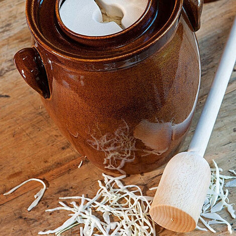 Pot à choucroute pour lacto fermentation 10L