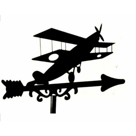 Support De Bureau Pour Modèle D'avion - Noir, En PP, Dimensions 7.8x9.2x8.9cm - Neuf