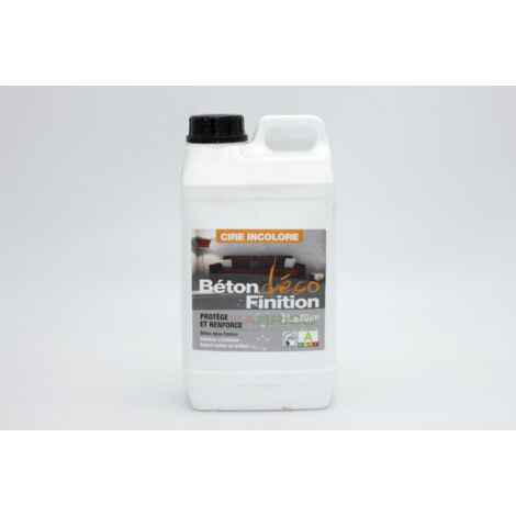 Cire incolore pour béton ciré,