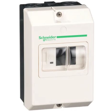 Schneider Electric – Coffret électrique nu vide IP55 – Montage en saillie – Pour disjoncteurs GV2ME – Plastique – Dimensions 147x93x84mm