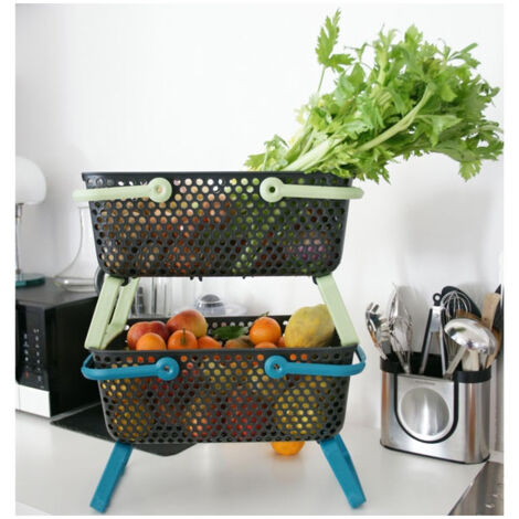 Panier de récolte Kajo Gris 15L - Bleu