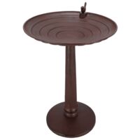 Esschert Design – Abreuvoir en fonte sur pied XXL – Résistant aux intempéries – Accès facilité pour animaux de grande taille – Entretien simple