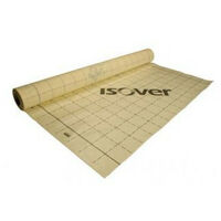 Isover – Ecran sous-toiture Stopvap 1,5040M – Film pare-vapeur polypropylène armé – Résistance vapeur Sd > 18m – Rouleau de 60 m²