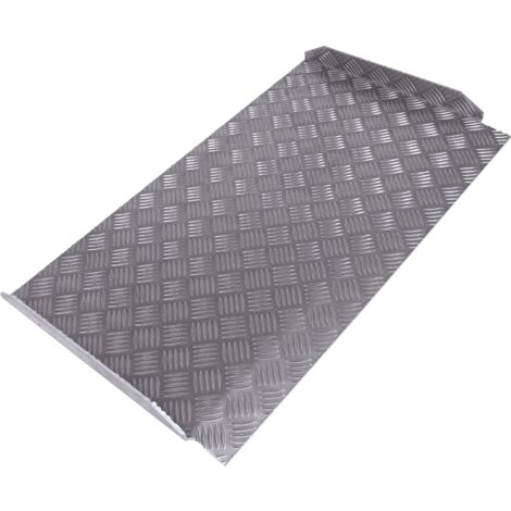 Meiser – Rampe de chargement PMR amovible 800x770mm – Aluminium antidérapant – Charge max 300kg – Franchissement jusqu'à 4cm