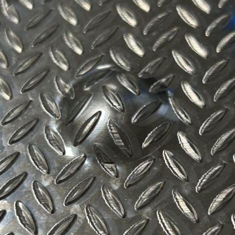 Dalle de vigilance podotactile TOLPLOT 825x420 mm aluminium grain de riz