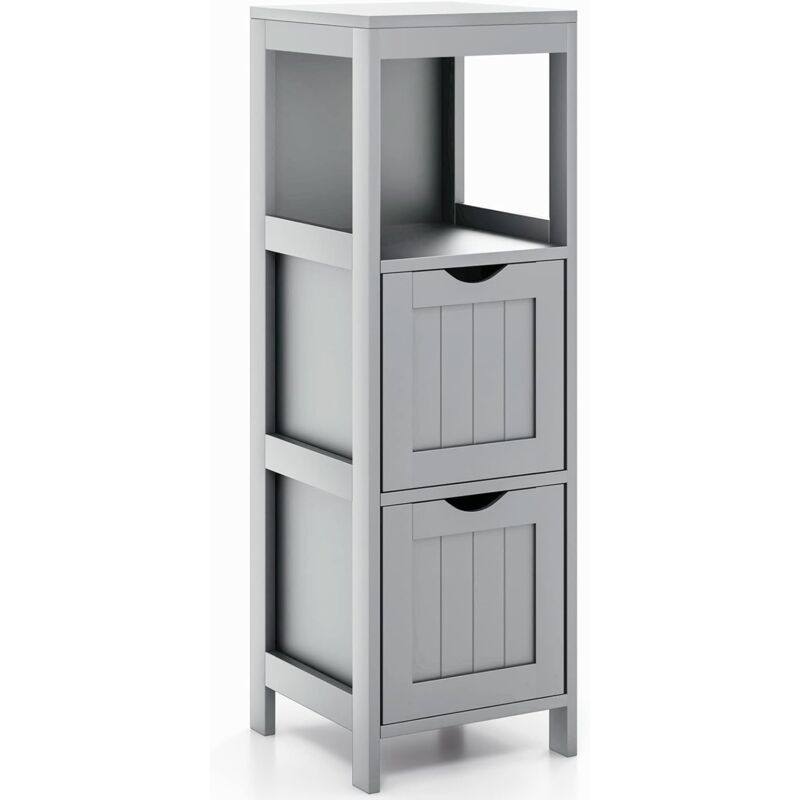  Armario pequeño simple y moderno, gabinete de almacenamiento  estrecho para dormitorio, armario de almacenamiento con estante (color  blanco, pequeño: 15.7 in) : Hogar y Cocina
