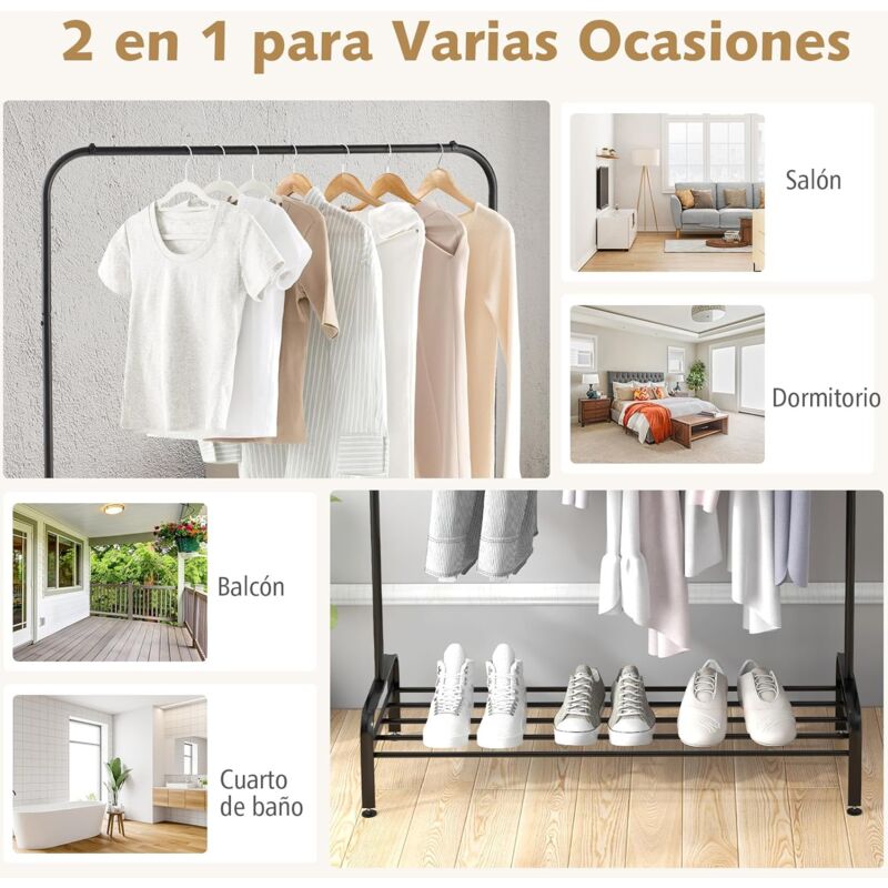 Organizador Colgante Colgador De Ropa Con Ruedas Sodimac