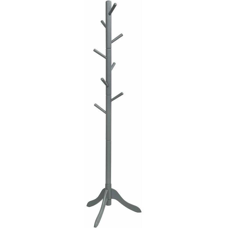 Perchero negro independiente, soporte de metal para perchero, perchero de  árbol de entrada, árbol de sombrero de alta calidad con 12 ganchos y base  de