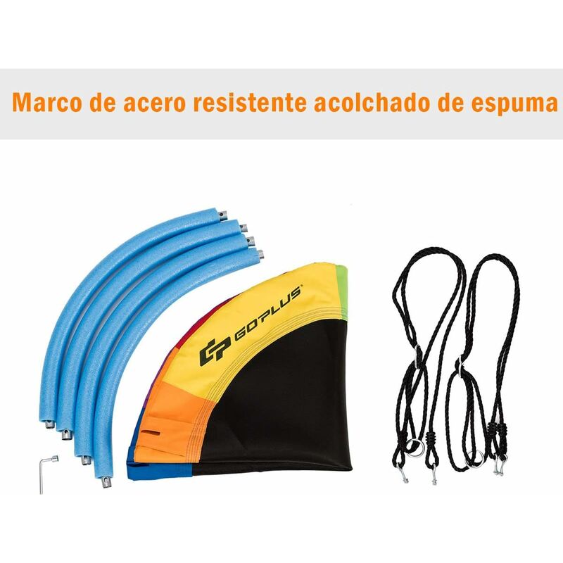 Columpio Nido Colgante De COSTWAY De 100 Cm De Diámetro, Altura Ajustable, Capacidad De 150 Kg, De Tela Oxford Y Acero, Para Niños Y Adultos, Interior Y Exterior