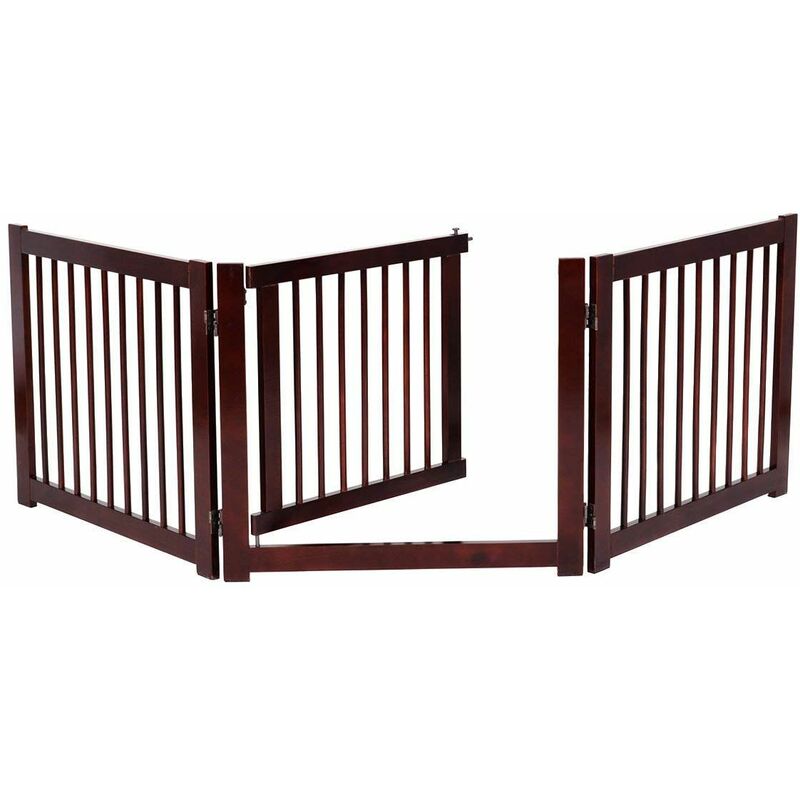Conjunto de la puerta de seguridad bebé ajustable de la jaula para mascotas  criadero de perros de madera Puerta de los paneles de obtentor - China  Valla de perro y granja valla