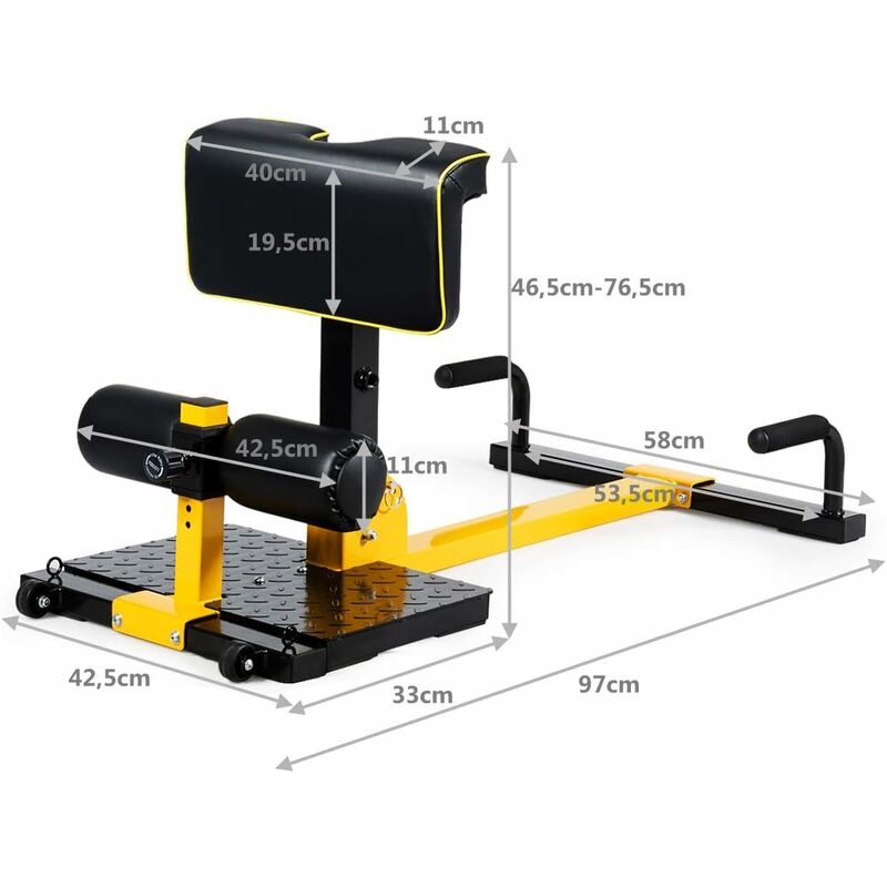 Aparato para abdominales con estructura en metal - Newpower