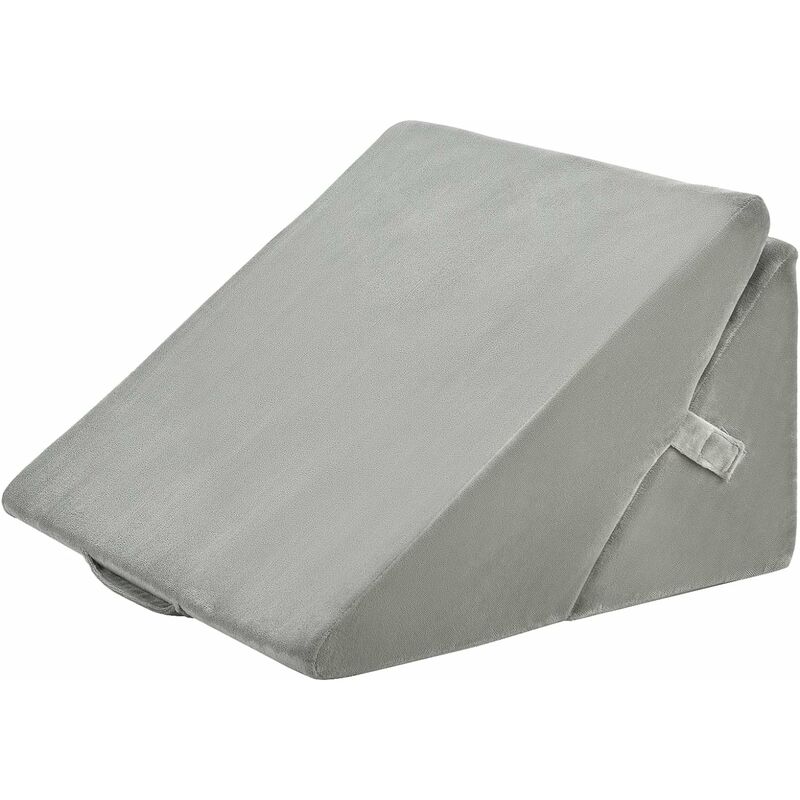 COSTWAY 7 Piezas Respaldo Cama, Almohadas de Cuña Ajustables de Espuma  Viscoelástica para Cuello, Lumbar, Piernas