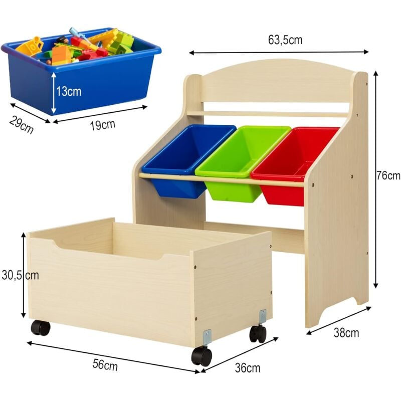  Caja de compartimento de plástico, 24 compartimentos :  Industrial y Científico