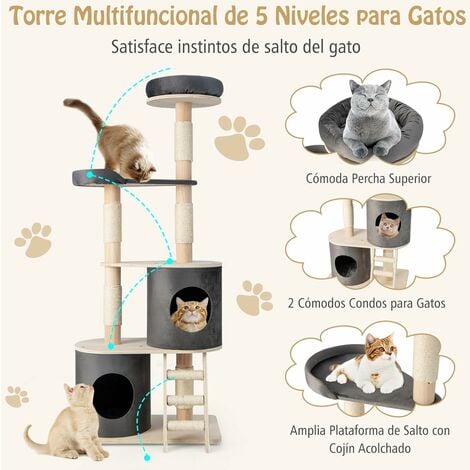 Escalera para Gatos, Escalera de Gato con 4 peldaños, Soporte de Pared para  escaleras de Madera Maciza, Muebles para Gatos Hechos a Mano : :  Productos para mascotas