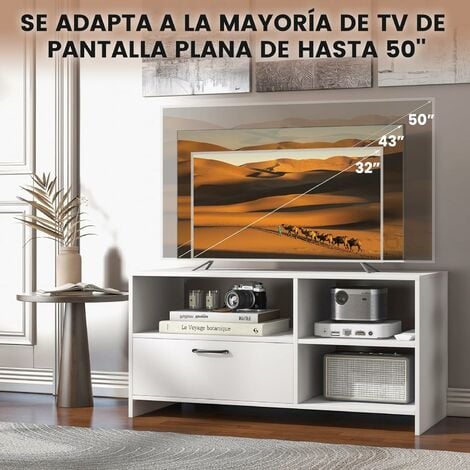  Muebles De TV Y Multimedia De Entretenimiento - Blanco