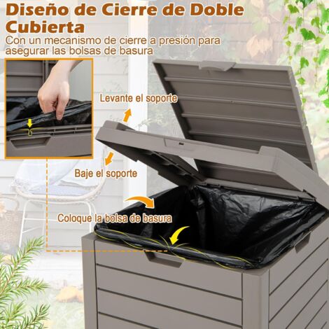 Bolsas De Basura De Cocina Altas Con Asa - 13 Galones - 50 Unidades