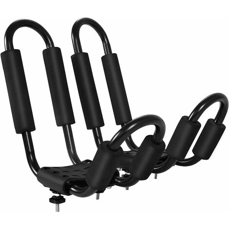Set de 4 Soporte para Kayak para Portaequipajes de Coche con 4 Correa de Seguridad (1/5)