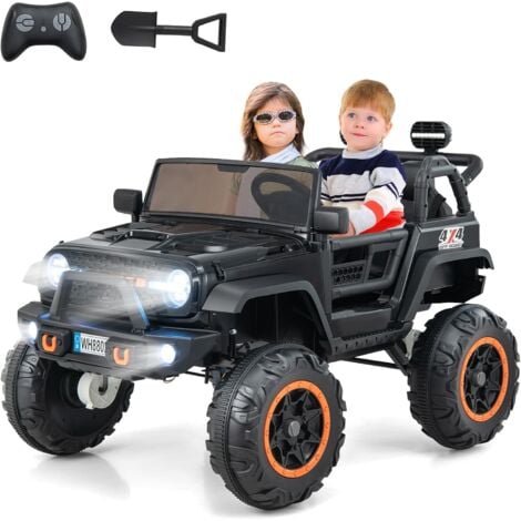 COSTWAY Coche Eléctrico para Niños 24V con Plazas, Vehículo de