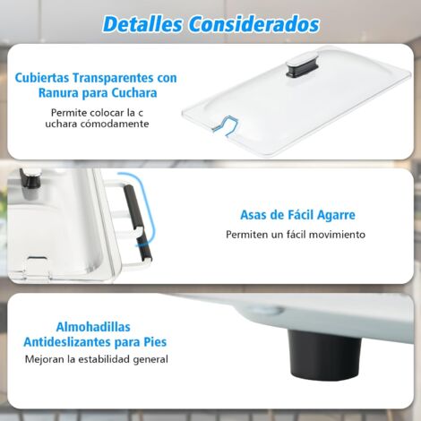 Alfombrilla Calientaplatos Plegable Eléctrica Con Temporizador Y 3 Niveles De Temperatura Para Fiestas