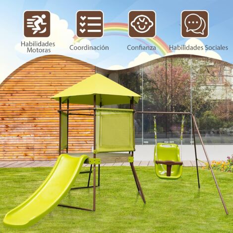 COSTWAY en Parque Infantil Exterior, Tobogán, Escalera y - Main Image