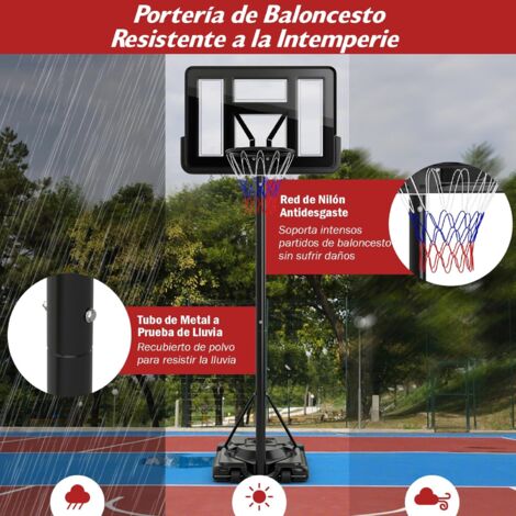 COSTWAY Canasta De Baloncesto Para Niños, 2 En 1 Canasta Baloncesto Infantil Con Tablero De Dardos Doble Cara Altura Ajustable 96146 Cm Arco De Baloncesto Con Soporte Interior Y Exterior 85829286