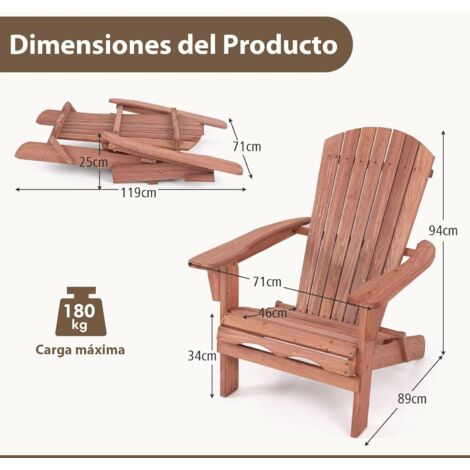 Merino Wool King Queen Tumbonas Sillón Plegable Silla Balcón