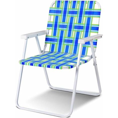 Sillas Plegables De Campamento Playa Camping Plegables Juego Set De 3 Chair  Azul