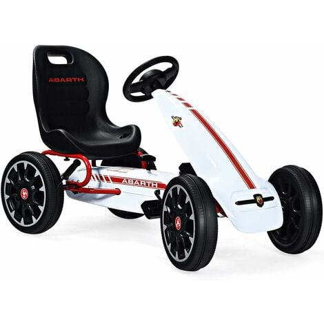 COSTWAY Go Kart para Niños Coche de Pedal con Asiento Ajustable,Freno de  Mano y Cambio