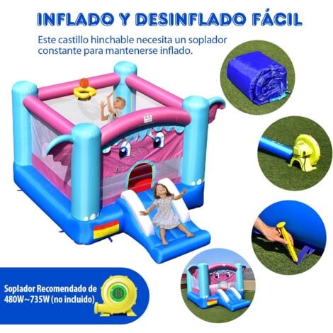 100 Bolas de Plástico de Colores  Juego para Bebés, Piscina Infantil, Cama  Elástica, Castillo Hinchable, Túnel Plegable