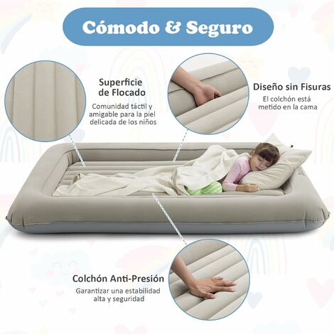 Colchón cama de aire inflable estándar - Bomba no incluida - TWIN camping