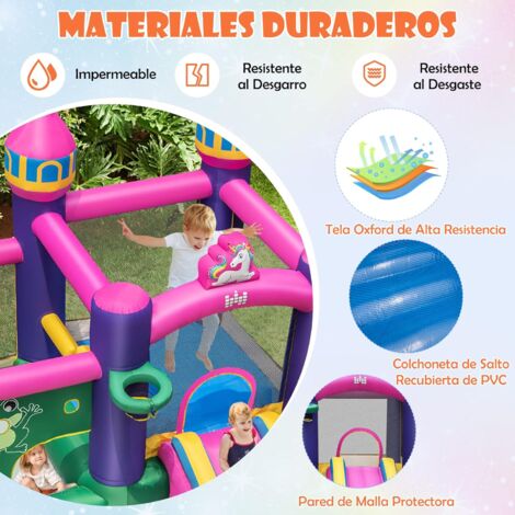 Tobogán Acuático Castillo Inflable Infantil con Tobogán Parque Tobogán Acuático Castillo Inflable Infantil con Tobogán Parque
