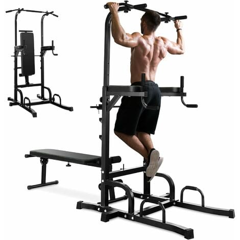 Banco de pesas, banco de entrenamiento ajustable, banco de ejercicios  profesional multiusos para el gimnasio en casa, con mancuernas y carga de