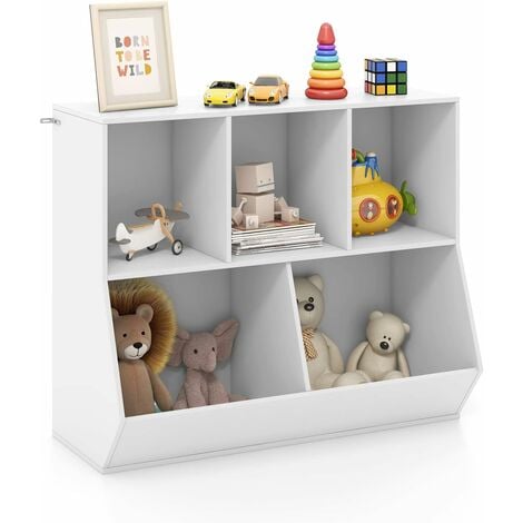 Armario modular infantil Estantería cubos Almacenamiento infantil Librería  niños