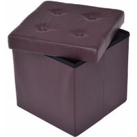 Pñegable taburete 38x38x38 caja de almacenaje cubo arcón reposa pies